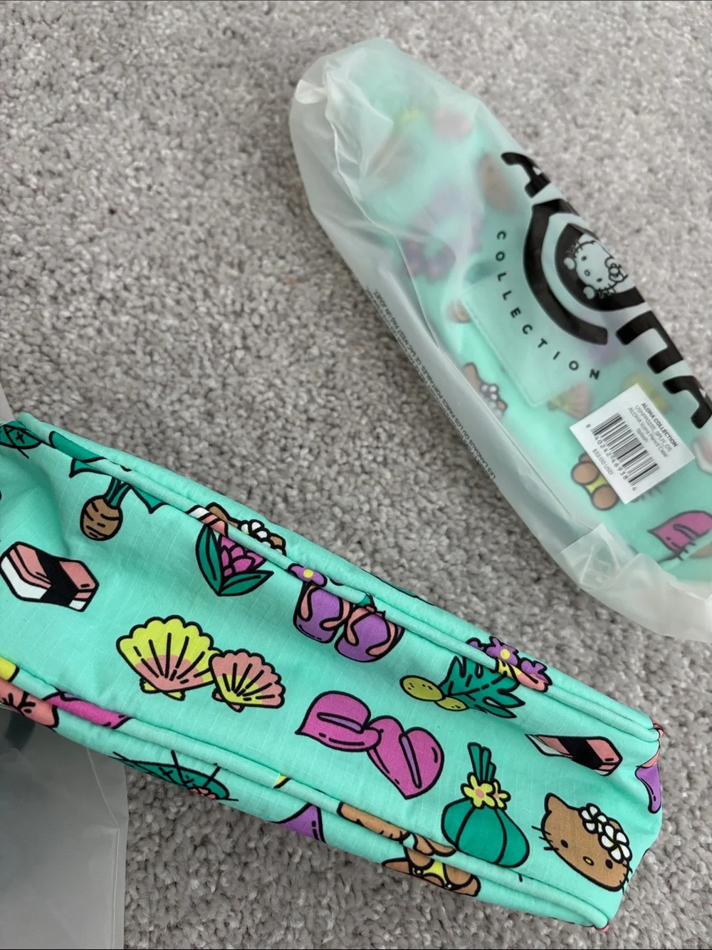 ALOHA Collection Hello Kitty Hawaii Exclu. Nylon Pencil Case Aloha Icons Splash